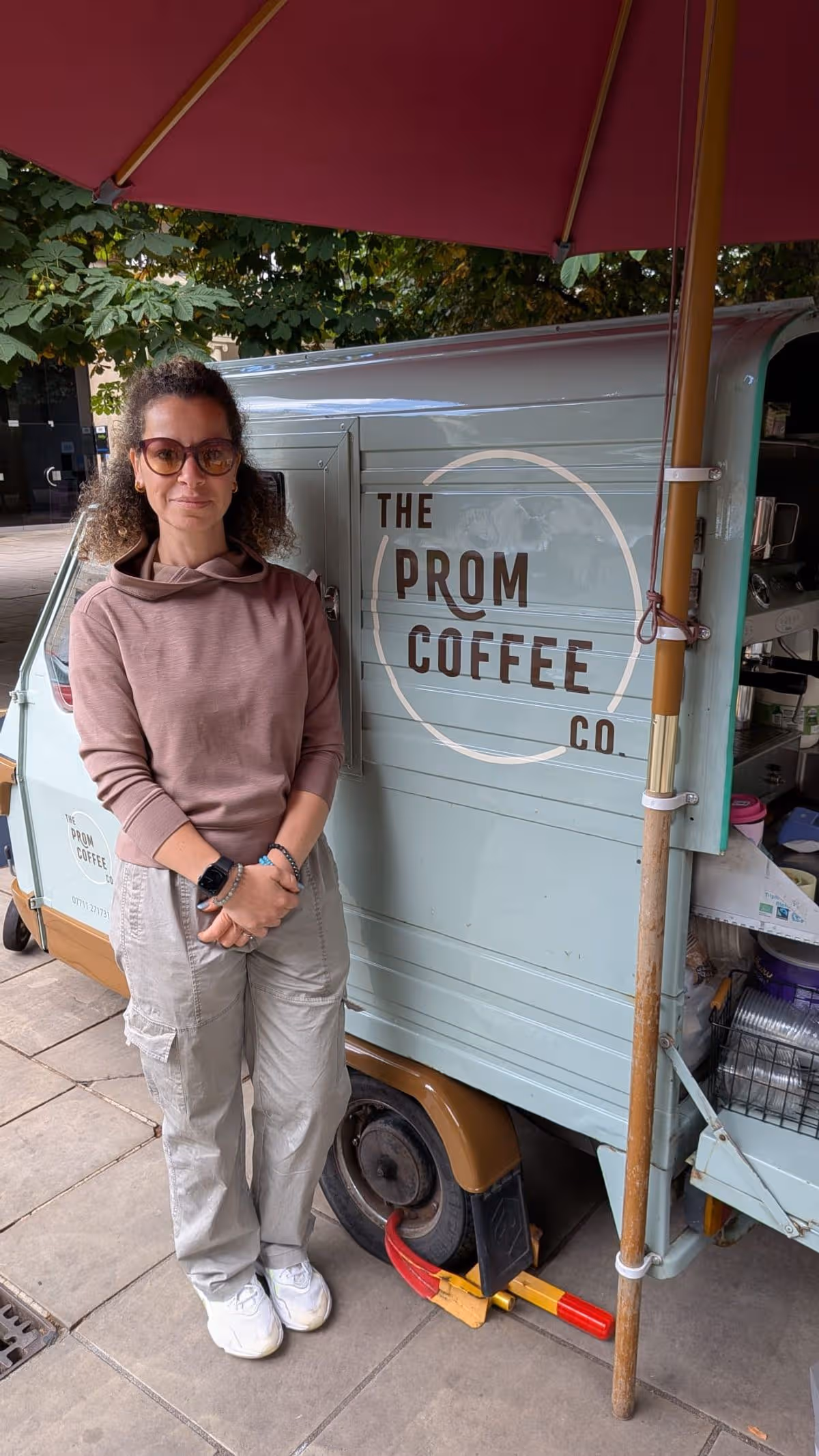 นาเดีย มาร์ช เจ้าของ The Prom Coffee Co.