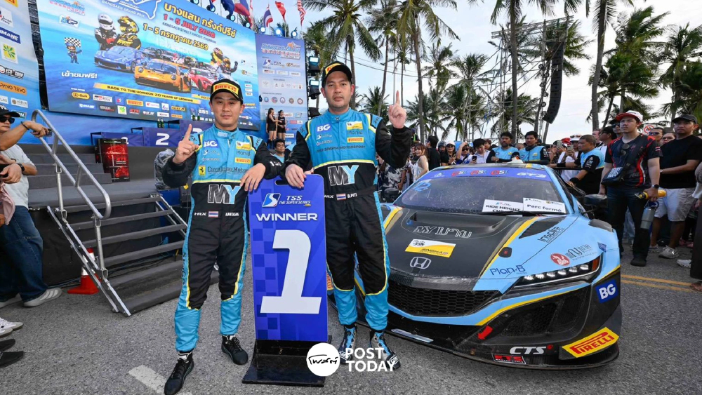 “ต๊อดปิติ” แซงท้ายเกม! สิงห์ มอเตอร์สปอร์ตฯ เหมาชัย GT3 ศึกบางแสน 2 เรซติด