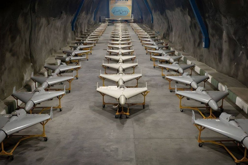 อากาศยานรบไร้คนขับ Shahed ผลิตโดย Shahed Aviation Industries ของอิหร่าน ภาพ: ได้รับความอนุเคราะห์