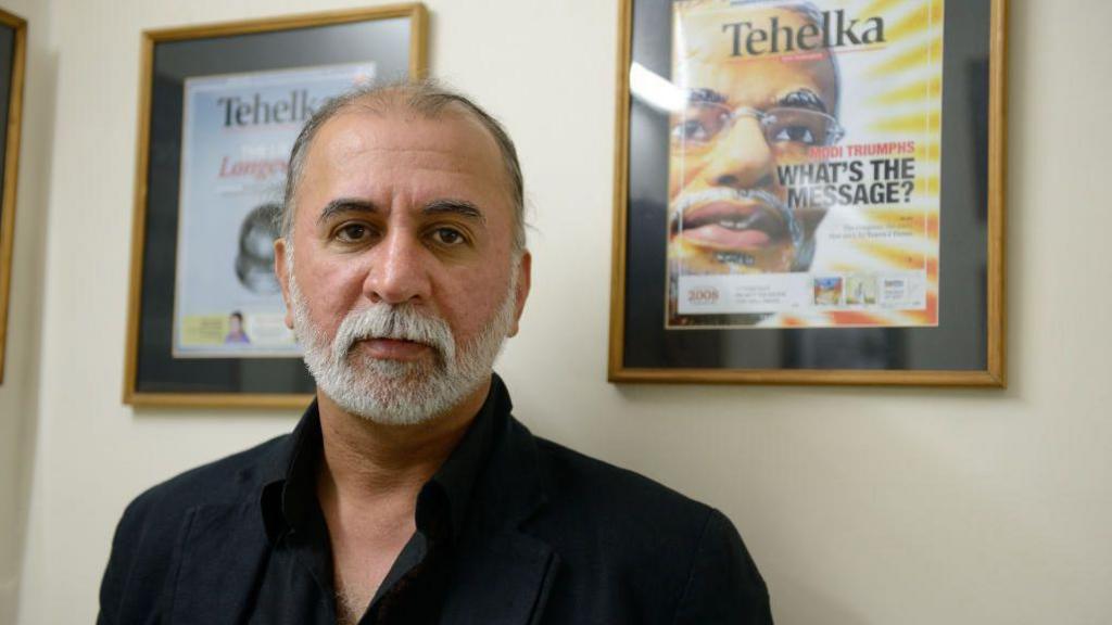 นักเขียนชาวอินเดีย Tarun Tejpal นักข่าว, สำนักพิมพ์ และนักประพันธ์ Tarun Tejpal ในกรุงเดลี เมื่อวันที่ 15 กรกฎาคม 2018 ที่กรุงเดลี ประเทศอินเดีย