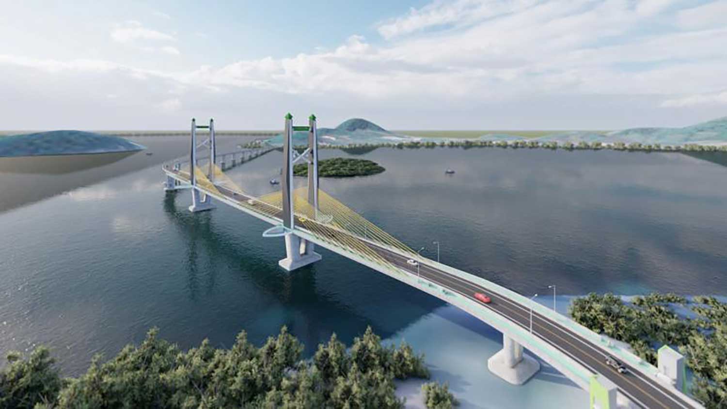 ภาพร่างโครงการสะพานเกาะลันตา