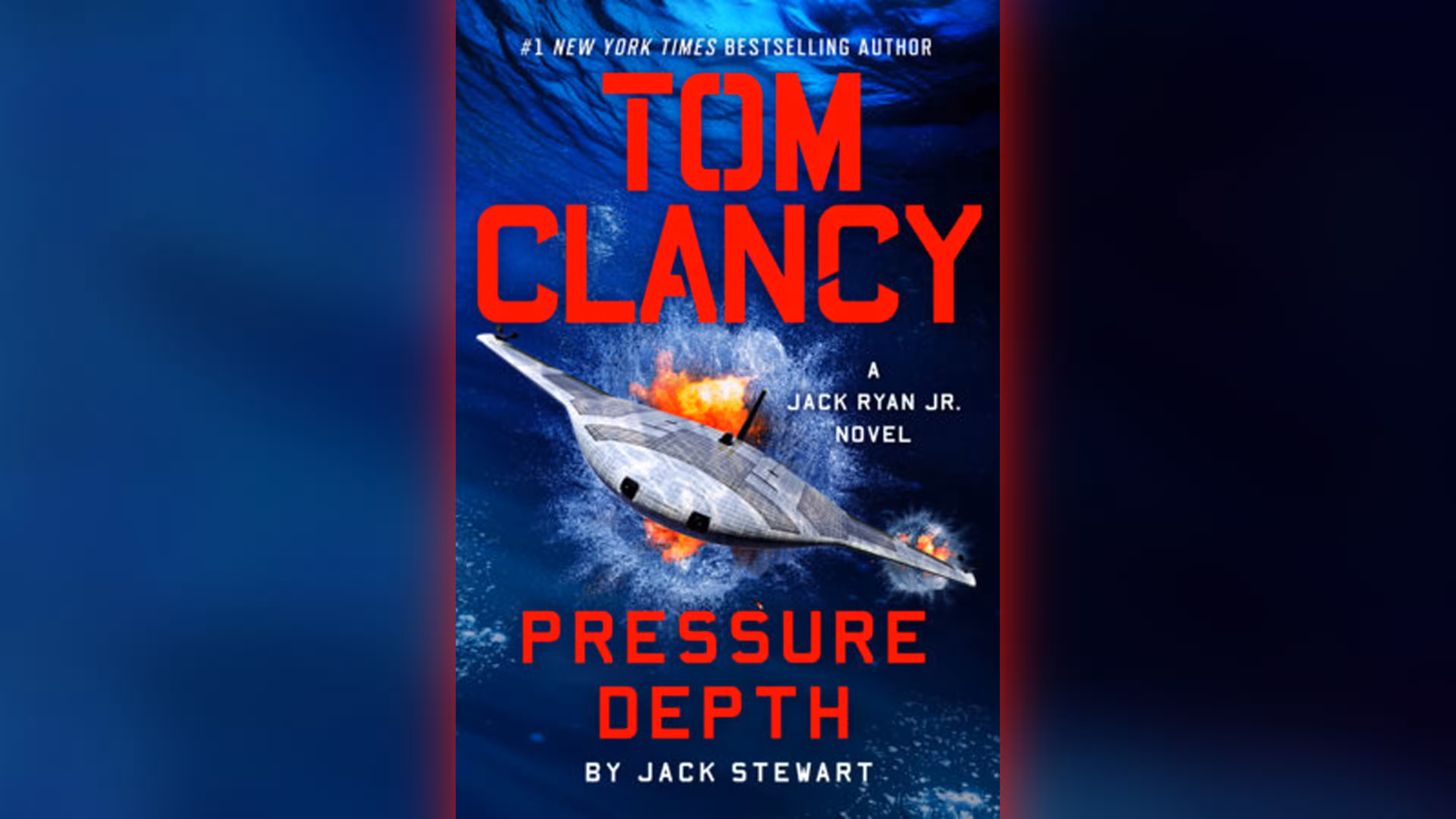 หน้าปก Tom Clancy: Pressure Depth นิยายระทึกขวัญทางการทหารเกี่ยวกับการทำสงครามใต้น้ำและปฏิบัติการพิเศษ