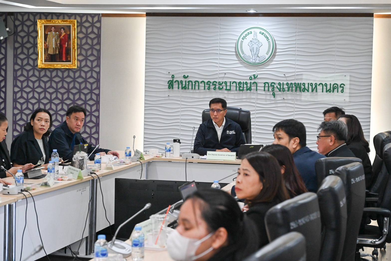รองผู้ว่าฯ กทม. วิศณุ ทรัพย์สมพล เป็นประธานการประชุมโครงการความร่วมมือไทย-ญี่ปุ่น ณ สำนักการระบายน้ำเมื่อวันจันทร์