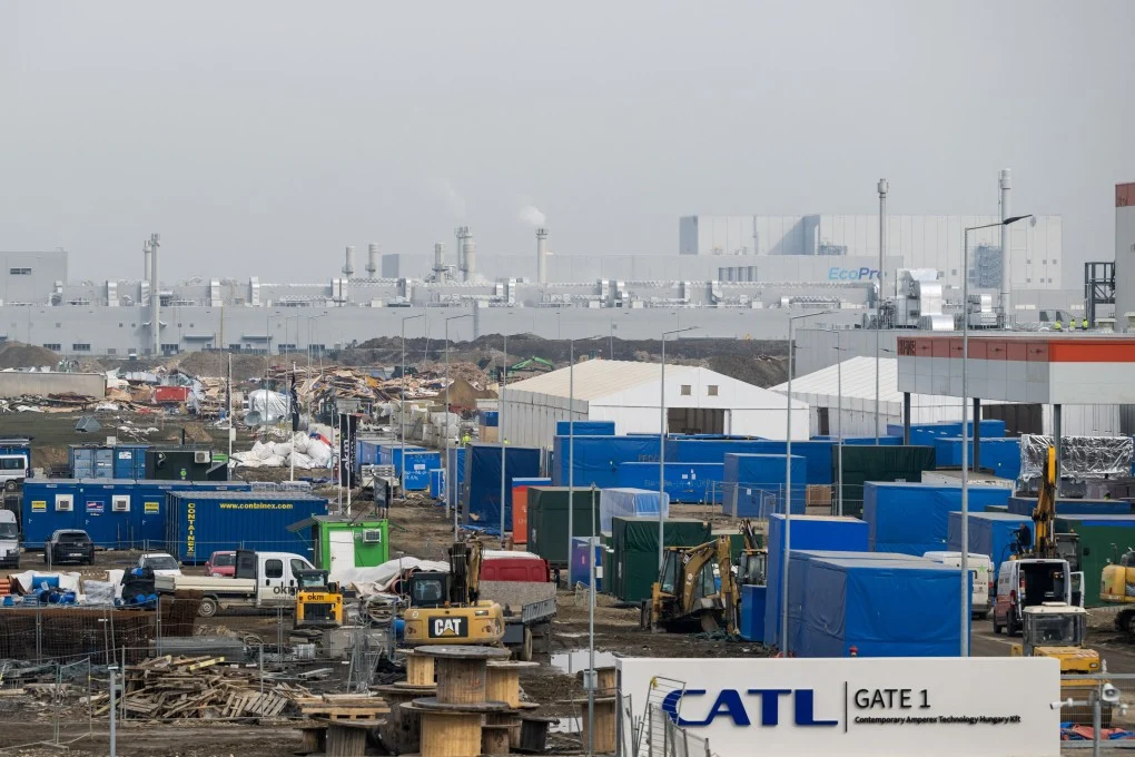 โรงงานแบตเตอรี่ของ CATL ในเมืองเดเบรเซน ประเทศฮังการี