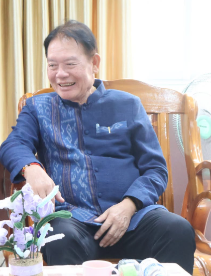 นายกเทศมนตรีฉลอง บุตรกานต์ แห่งเทศบาลนิคมคำสร้อย (ภาพ: เทศบาลนิคมคำสร้อย)