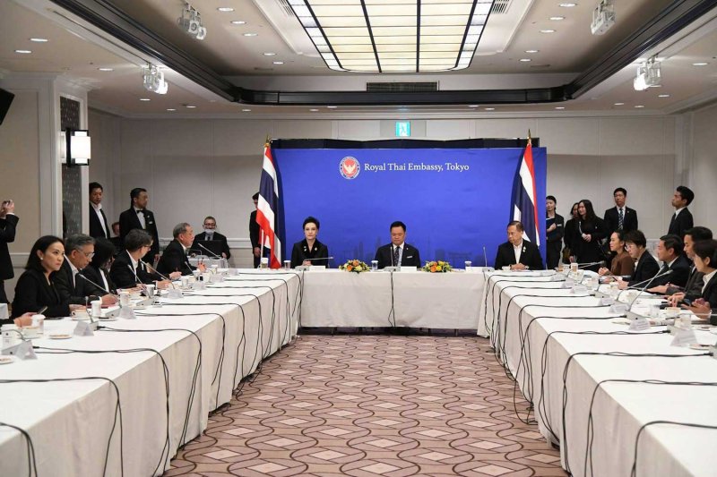 นายกฯ อนุทิน ชาญวีรกูล พบปะทีมประเทศไทยที่กรุงโตเกียวเมื่อวันจันทร์ที่ผ่านมา ทำเนียบรัฐบาล