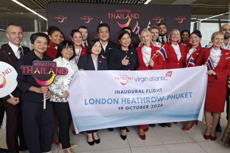 Virgin Atlantic ลงจอดที่ภูเก็ต