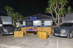 illegal-migrants-contraband-diesel-cigarettes-seized-kanchanaburi
