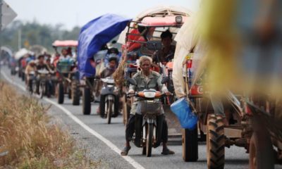 ผู้พลัดถิ่นกัมพูชา 20,000 คนยังคงไร้ที่อยู่ตามแนวชายแดนไทย