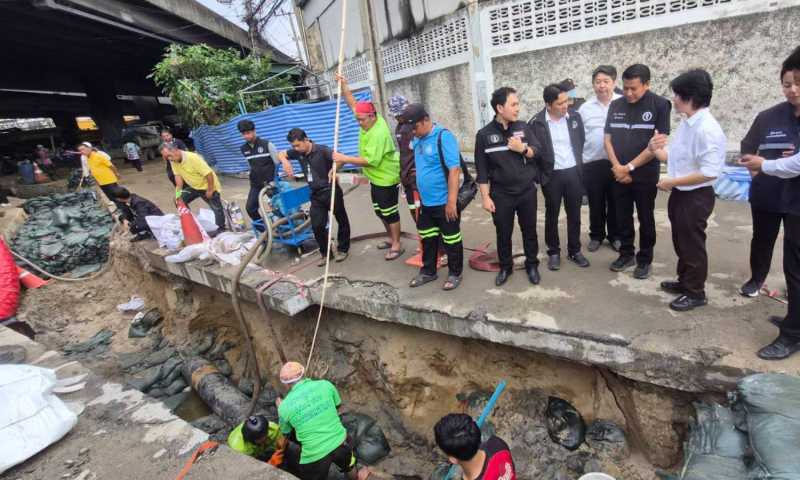 ทางการไทยยืนยันน้ำมันรั่ว กทม. มาจากท่อส่งน้ำมันบางจาก