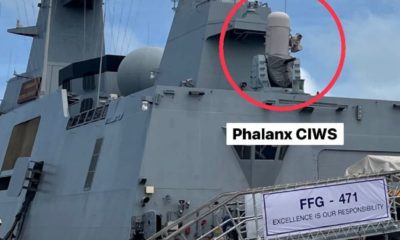 ปืน Phalanx CIWS บนเรือหลวงภูมิพลอดุลยเดช FFG-471